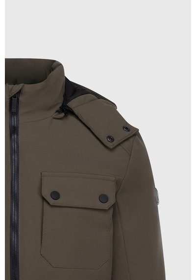 Ac&co Erkek Hakı Termometreli Standart Fit Normal Kesim Çıkma Kapüşonlu Yan Cepli Şişme Mont Haki Ac&co Erkek Hakı Termometreli Standart Fit Normal Kesim Çıkma Kapüşonlu Yan Cepli Şişme Mont Haki