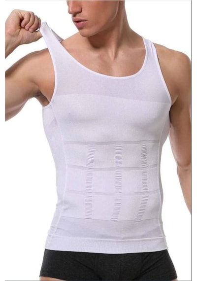 Fit Women Erkek Atlet Korse Bel Göğüs Göbek Dik Duruşa Yardımcı 6050 Beyaz
