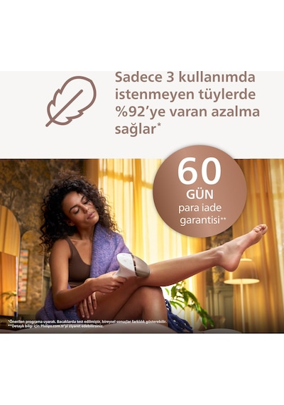 Philips Lumea Brı953/01 Ipl Lazer Epilasyon Cihazı 450.000 Atım, 3 Başlık, Kablolu/kablosuz
