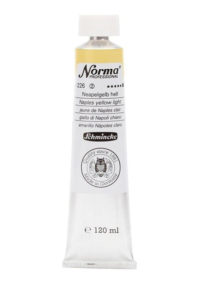 Schmincke Norma Profesyonel Yağlı Boya 120 ML 226 Naples Yellow Light