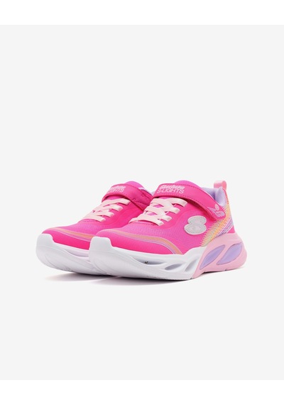 Skechers Cosmıc Glow - Raınbow Beam Büyük Kız Çocuk Pembe Işıklı Spor Ayakkabı 303709l Pkmt