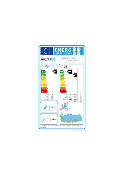 AKCOOL Viora 18000 BTU Inverter Klima A++ R32 Gazlı Enerji Tasarruflu Klima