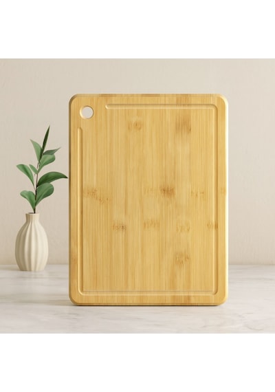Bambu Kesme Tahtası 24x34x1.8 Cm Açık Ceviz