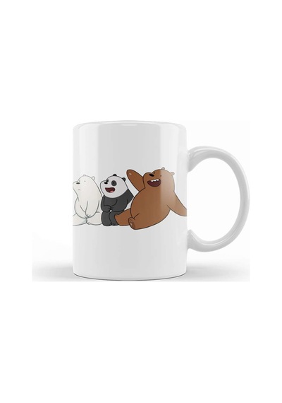 We Bare Bears 018 Kupa Bardak Porselen Karışık