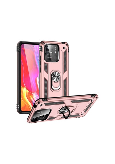 Xiaomi Redmi Note 10 Pro Kılıf Zore Vega Kapak Rose Gold