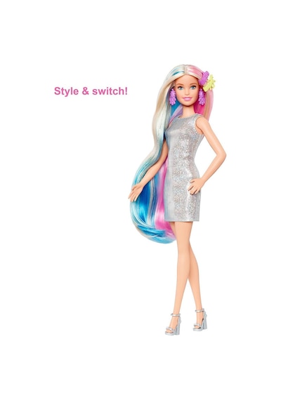 Barbie Rengarenk Saçlar Bebeği Ghn03 Ghn04