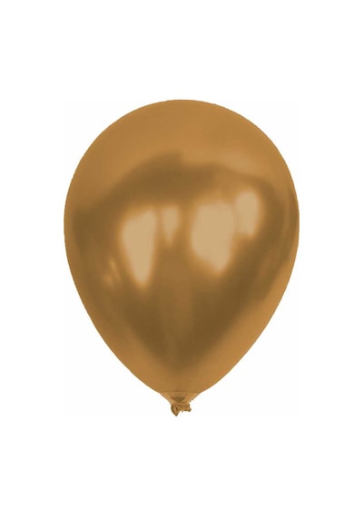 Metalik Altın Balon 100 Adet