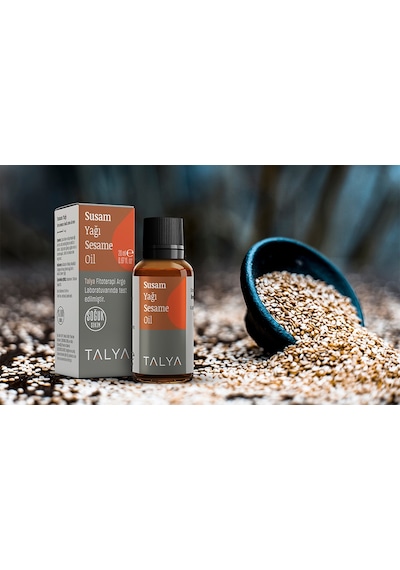 Talya Soğuk Sıkım %100 Saf ve Doğal Susam Yağı 20 ML