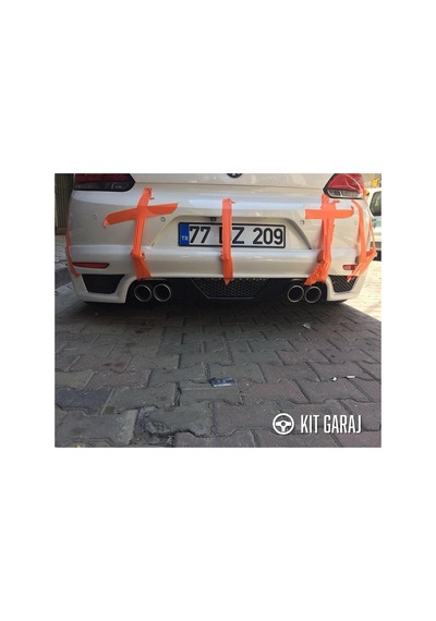 Kit Garaj Volkswagen Scirocco Makyajsız Rieger Arka Ek Plastik Boyasız