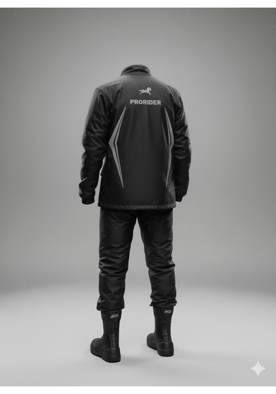 Prorıder Premium Lux Yağmurluk Takım Alt Üst Su Ve Rüzgar Geçirmez Termal Motosiklet Yağmurluğu Unisex