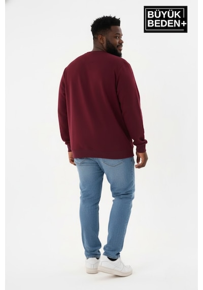 Süperlife Erkek Büyük Beden New York Baskılı Bisilet Yaka İnce Sweatshirt Spr26bsw956-5 Bordo Süperlife Erkek Büyük Beden New York Baskılı Bisilet Yaka İnce Sweatshirt Spr26bsw956-5 Bordo