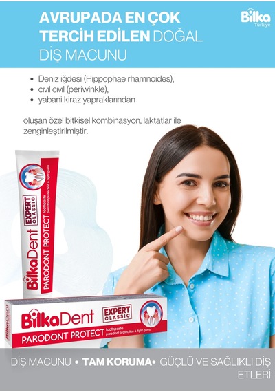 BilkaDent Parodont Protect Diş Macunu Günlük Bakım 75 ML