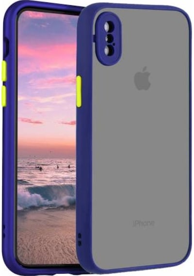 Apple Uyumlu iPhone X Xs Kilif Lens Korumali Mat Silikon Kapak 449255024