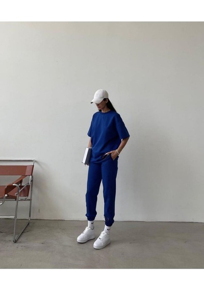 Movement T-shirt Eşofman Altı Jogger- Baskılı Alt Üst Eşofman Takım Oversize Bisiklet Yaka Sax Movement T-shirt Eşofman Altı Jogger- Baskılı Alt Üst Eşofman Takım Oversize Bisiklet Yaka Sax