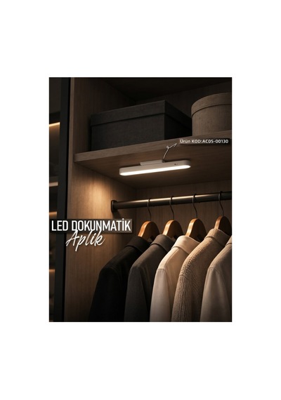 Şarjlı Dokunmatik Dimli Beyaz Gövde Mıknatıslı Led Aplik 4w Ip20 Beyaz - 937186306 Beyaz