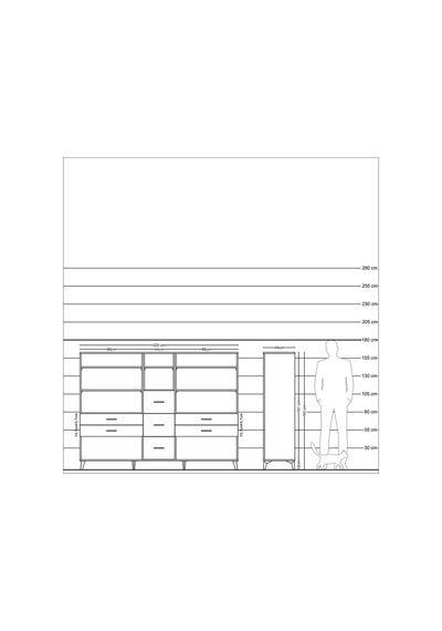 Hyperion Dolap 8 Raflı 7 Çekmeceli 220x44x163 Antrasit-çam/antra Antrasit-çam/antrasit Hyperion Dolap 8 Raflı 7 Çekmeceli 220x44x163 Antrasit-çam/antra Antrasit-çam/antrasit