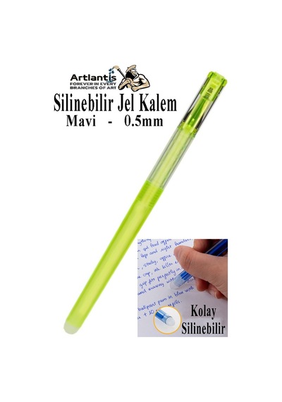 Silinebilir Jel Kalem Mavi 1 Adet Silinebilir Tükenmez Kalem Pilot Kalem Mürekkepli Kolay Silinebilir Kumaş Kalemi Sarı