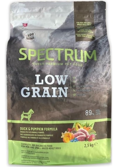 Spectrum Ördek Etli Balkabaklı Mini Irk Yetişkin Köpek Maması 2500 G Spectrum Ördek Etli Balkabaklı Mini Irk Yetişkin Köpek Maması 2500 G