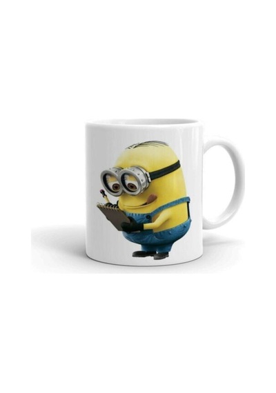 Minion Baskılı Kupa/bardak Beyaz
