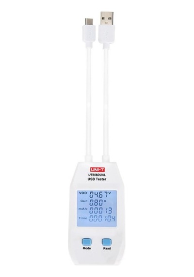 Unit Ut658dual Çift Çıkışlı Usb Akım Gerilim Test Cihazı