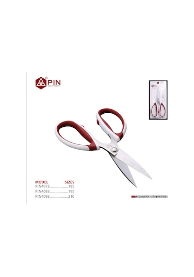 Geniş Saplı Kumaş Kesim Makası 7 İnç - Pın-4073 7"