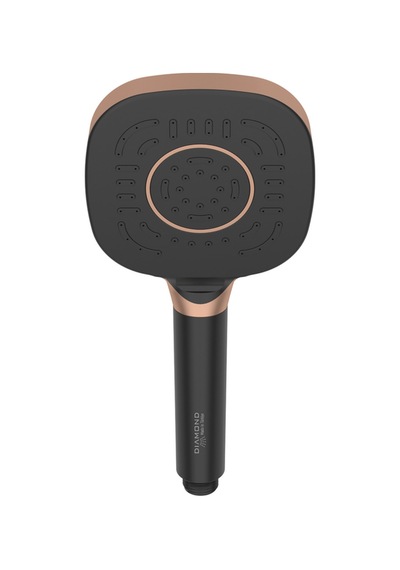 Coral Soft Tepe Başlıklı Duş Sistemi Seti Bronz Siyah