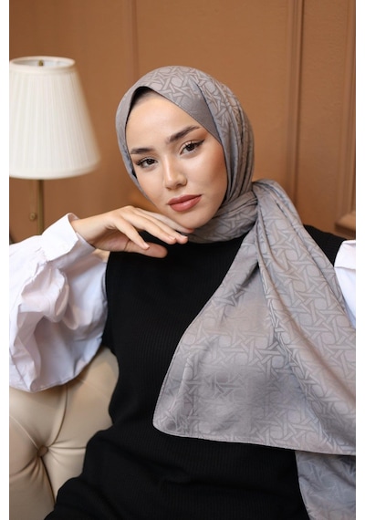 Silk Home Deluxe Şal - Mat Gri - Mat Gri