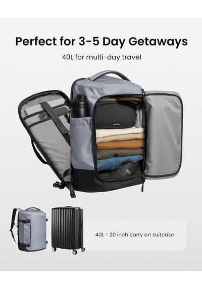 28-40l Seyahat Sırt Çantası, Tsa Uyumlu Kabin Bagajı, Su Geçirmez, Hafif, Dayanıklı, Laptop, İş, Günlük, Hafta Sonu Ve Seyahat Kullanımı, Weekender, Business, Hafif Backpack 28-40l Seyahat Sırt Çantası, Tsa Uyumlu Kabin Bagajı, Su Geçirmez, Hafif, Dayanıklı, Laptop, İş, Günlük, Hafta Sonu Ve Seyahat Kullanımı, Weekender, Business, Hafif Backpack
