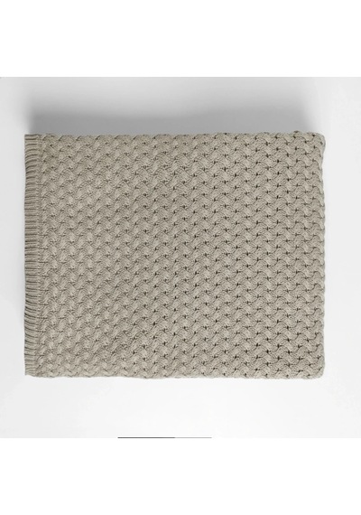 Novah Triko Çift Kişilik Battaniye Vizon 200x220 Cm Diğer
