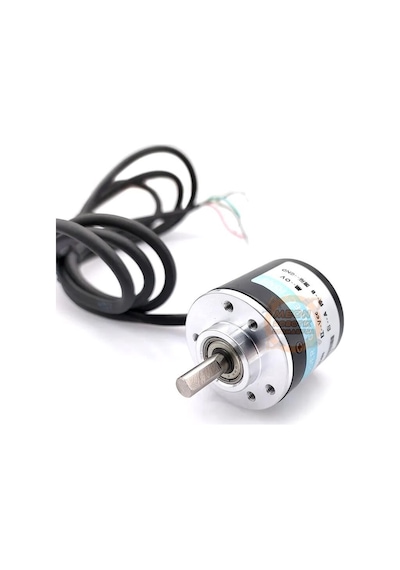 5-24v 600 Adım Artımsal Optik Rotary Enkoder, Ab 2 Fazlı - E38s6g5-600b-g24n