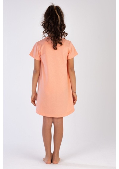 Vienetta Yake Store Kız Cocuk P.suprem O Yaka Kısa Kol Etegı Oval Tunık 11-12/15-16 - 14-1419tcx Pembe