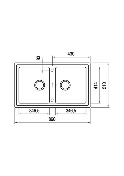 Teka Stone 90 B-Tg Siyah Granit Eviye