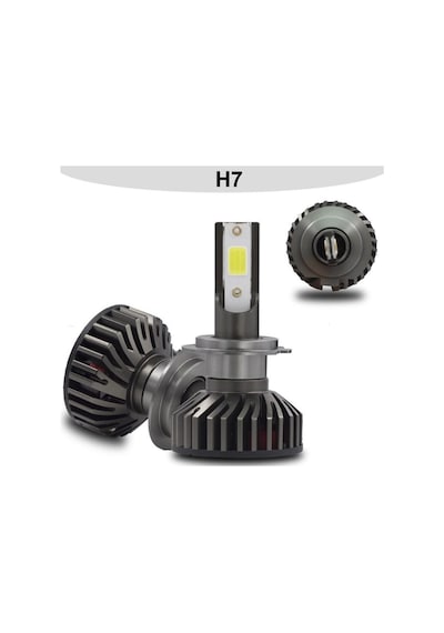 Fesan Titanyum Serisi H7 Mini Led Xenon 6000K Şimşek Etkili Beyaz