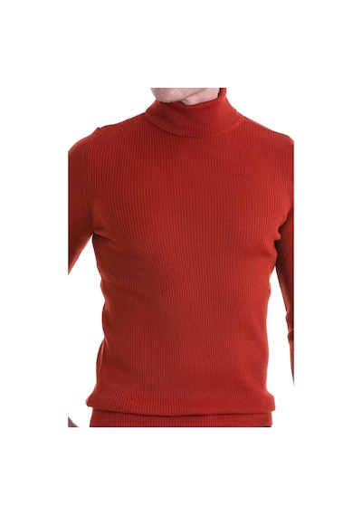 Hatemoğlu Oranj Regular Fit Düz Balıkçı Yaka Triko Yün Kazak Turuncu Hatemoğlu Oranj Regular Fit Düz Balıkçı Yaka Triko Yün Kazak Turuncu