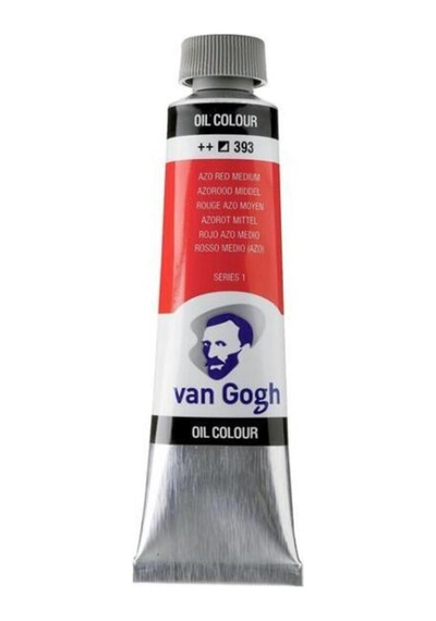Van Gogh 40ml Yağlı Boya Azo Red Medium / 393 No Color