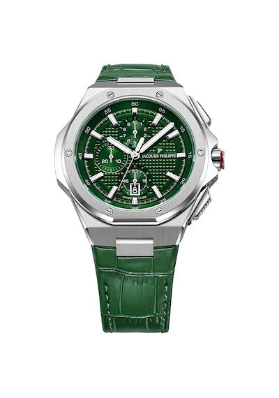 Jacques Philippe Jpqgc4813x6xs Erkek Kol Saati Ve Yedek Kordon Metalik Gri