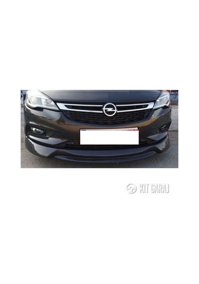 Kit Garaj Opel Astra K Custom Ön Ek Karlık Abs Plastik Mat Siyah 2015 2016 2017 2018 2019 2020 2021