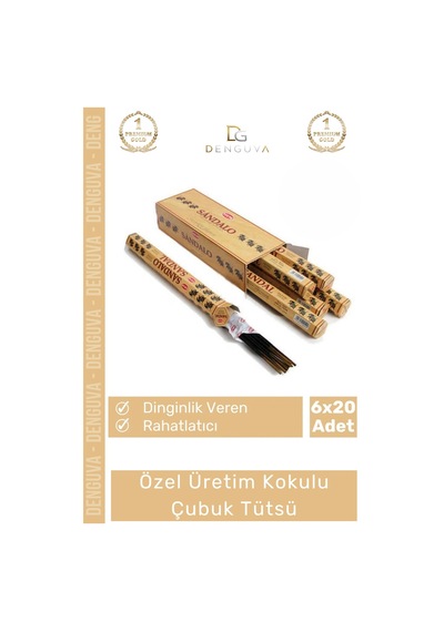 Çubuktütsü Bitki Özlü Doğal Aromatik Meditasyon 120 Adet 40 Dakika Yanan Rahatlatıcı Kokulu Çubuk T