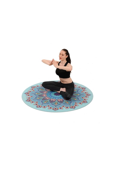 Mithra Moon Yoga Matı Aura Çok Renkli