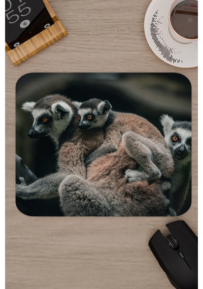 Lemur Kaymaz Dikişli Kauçuk Oyuncu Mousepad V4 - 22x18 Gaming Mouse Pad Fare Altlığı