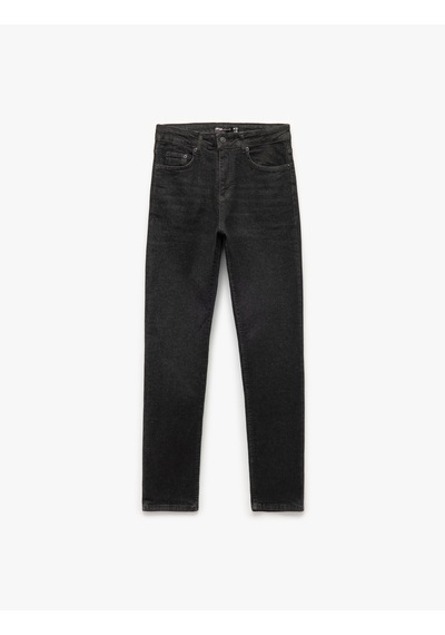 Koton Pamuklu Normal Bel Slim Fit Jean Pantolon - Brad Jean Siyah 6wam40100nd Siyah Koton Pamuklu Normal Bel Slim Fit Jean Pantolon - Brad Jean Siyah 6wam40100nd Siyah