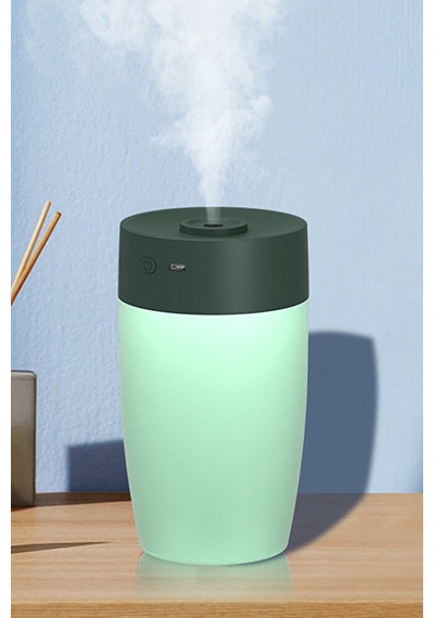 350 Ml Oda Hava Nemlendirici Rgb Renkli Işık Gece Lambalı Mini Ul