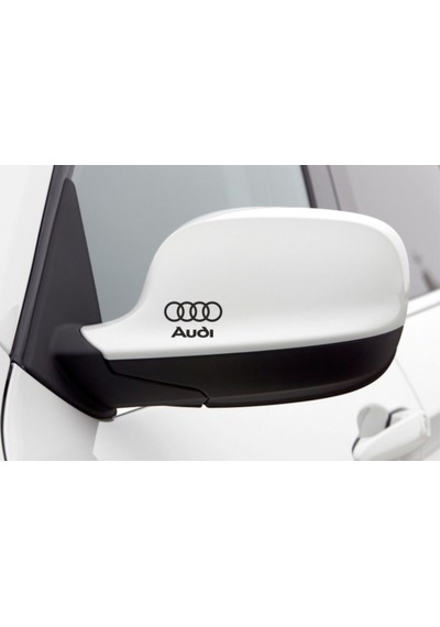 Audi M Araba Yan Ayna Araç Sticker Yapıştırma 2Adet