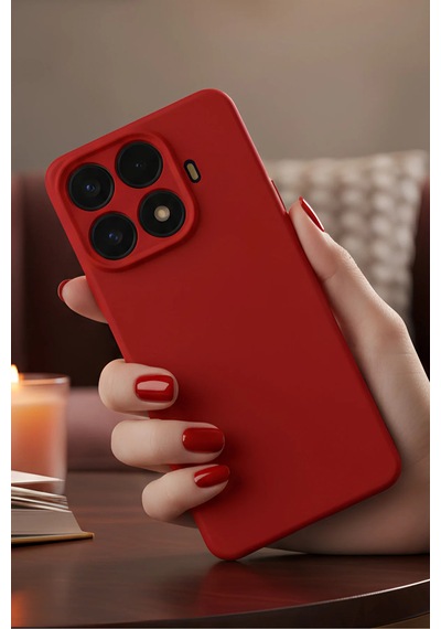 Xiaomi Mi 15t Pro İçin Uyumlu Içi Kadife Kamera Korumalı Silikon A Kalite Lansman Kapak