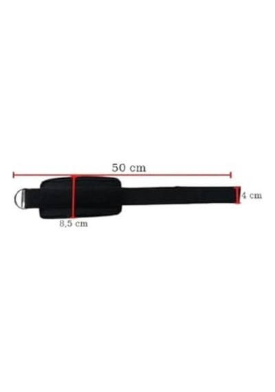 Ankle Straps Fitness Ayak Bileği Ağırlık Çalışma Kemeri Cable Kickback Bilek Aparatı Sağ/sol Takım Siyah Açık Kırmızı