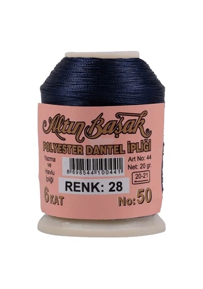 Tedar 3 Adet Altınbaşak Oya Ve Dantel İpi 20 Gr - Royaleks - No: 028 Najmaddin (No:1) 8.5Cm X 10.5 Cm