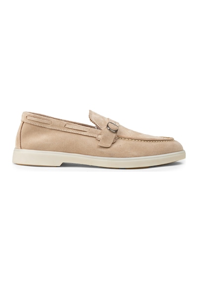 Deery Erkek Hakiki Süet Bej Tokalı Loafer - 02031mbejc01 Bej