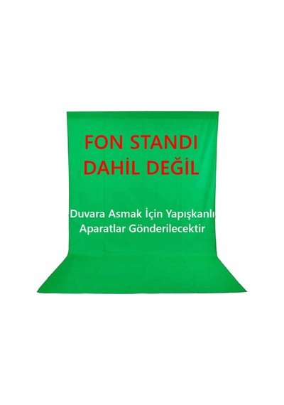 Lens Chromakey Green Screen Greenbox Yeşil Fon 150x200 Cm Fotoğraf Stüdyosu Youtube Tiktok Için Arkaplan Yeşil
