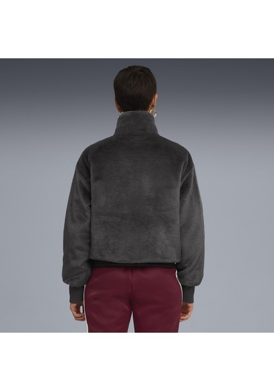 Puma Soft Fleece Jacket Kadın Yetişkin Ceket Gri