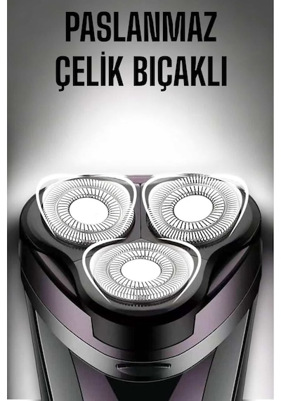Techmrt Erkeklere Özel Profesyonel Tıraş Makinesi Şarjlı